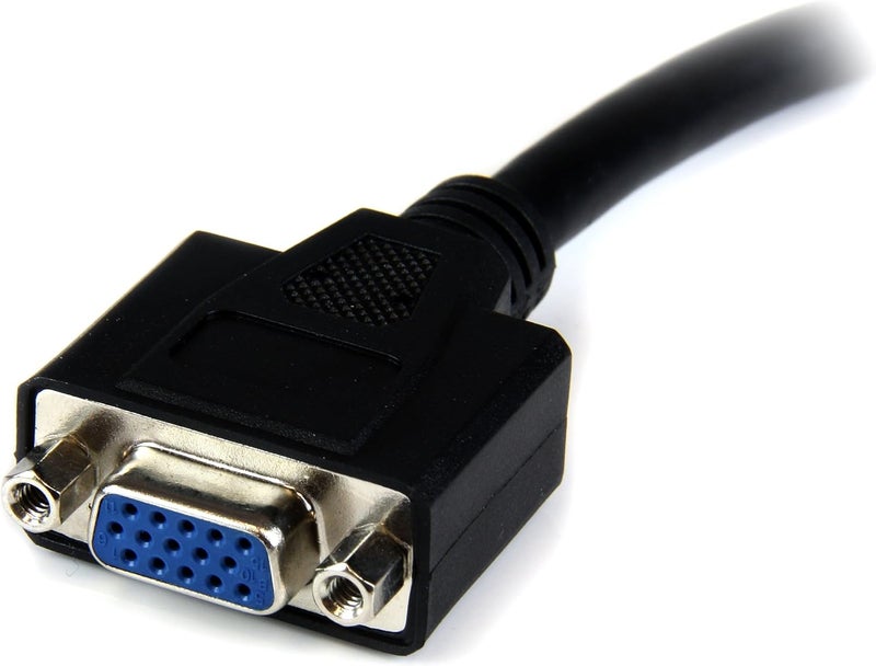 Star Tech .com 8in DVI to VGA Cable Adapter - DVI-I Male to VGA Female Dongle Adapter (DVIVGAMF8IN) - Image 3
